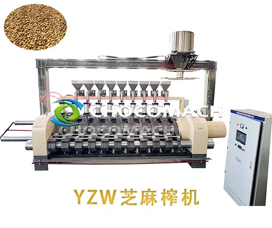鑫兆豐YZW全自動芝麻香油液壓榨油機(jī)_壓榨芝麻顆粒