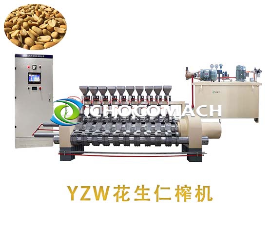 YZW全自動液壓花生榨油機(jī)